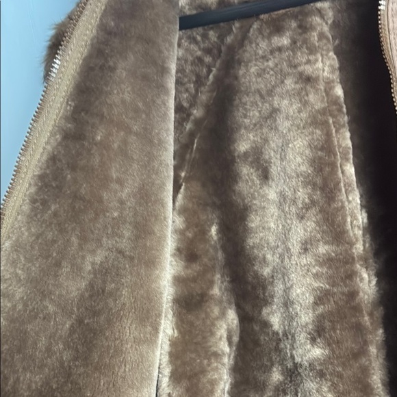 Brown  Vintage Genuine Sheepskin Jacket - Picture 5 of 8